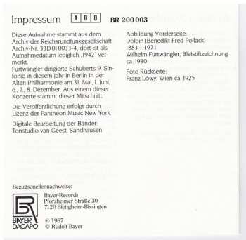 CD Berliner Philharmoniker: Schubert: Symphony No. 9 "The Great"