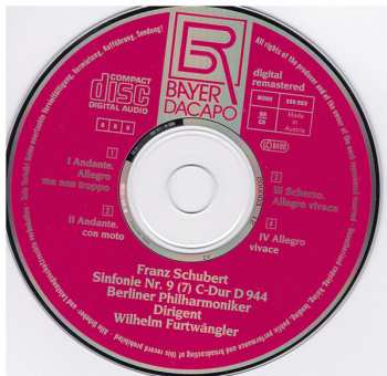 CD Berliner Philharmoniker: Schubert: Symphony No. 9 "The Great"