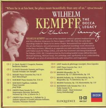 13CD/Caja Wilhelm Kempff: The Decca Legacy