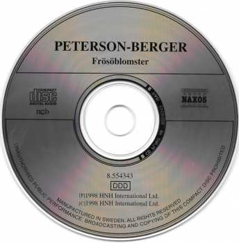 CD Niklas Sivelöv: Frösöblomster