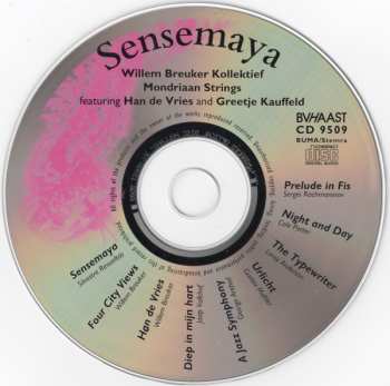 CD Han de Vries: Sensemayá