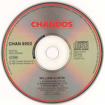 CD The London Symphony Orchestra: Symphony No.4, Elizabethan Dances, Festival March