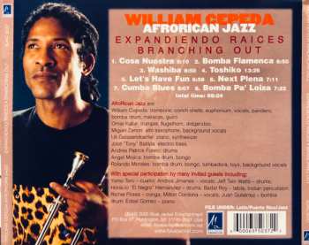 CD William Cepeda AfroRican Jazz: Expandiendo Raices - Branching Out