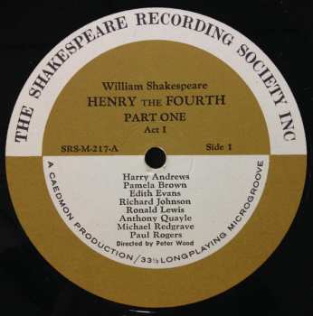 3LP/Caja William Shakespeare: Henry The Fourth Part 1