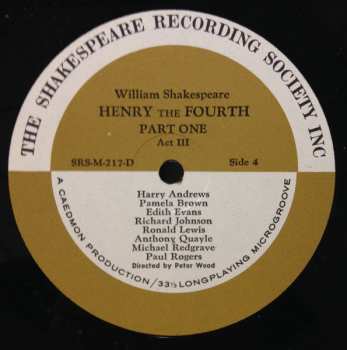 3LP/Caja William Shakespeare: Henry The Fourth Part 1