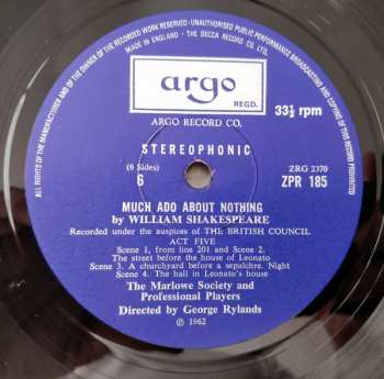 3LP/Caja William Shakespeare: Much Ado About Nothing