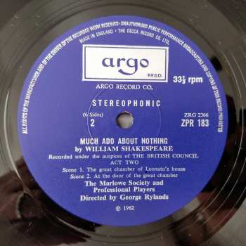 3LP/Caja William Shakespeare: Much Ado About Nothing