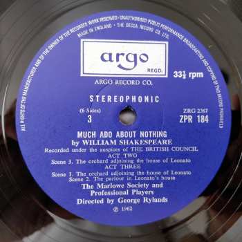 3LP/Caja William Shakespeare: Much Ado About Nothing