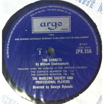 3LP/Caja William Shakespeare: The Sonnets
