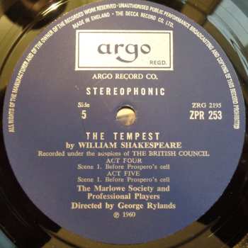 3LP/Caja William Shakespeare: The Tempest