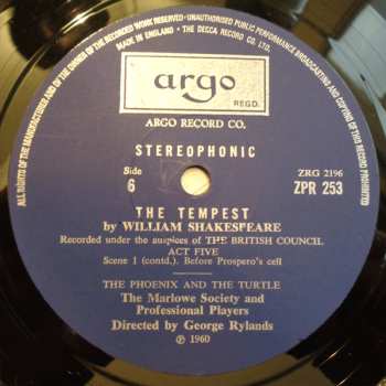 3LP/Caja William Shakespeare: The Tempest
