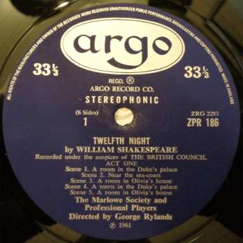 3LP/Caja William Shakespeare: Twelfth Night