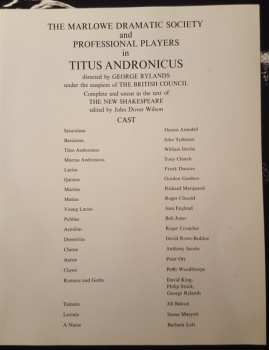 3LP/Caja William Shakespeare: Titus Andronicus 
