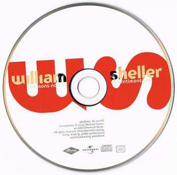 CD William Sheller: Des Chansons Nobles Et Sentimentales