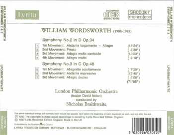 CD William Wordsworth: Symphony No. 2 | Symphony No. 3