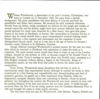 CD William Wordsworth: Symphony No. 2 | Symphony No. 3