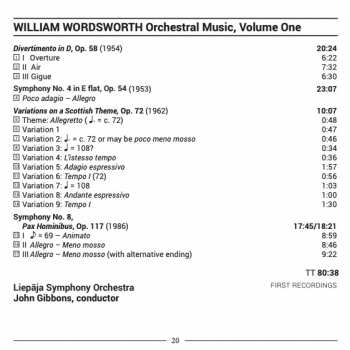 CD Liepaja Symphony Orchestra: Orchestral Music, Volume One