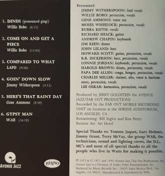 CD Jimmy Witherspoon: Live At The Watts Jazz Festival - Volume 1