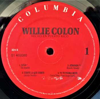 LP Willie Colón: Hecho En Puerto Rico