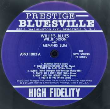 LP Willie Dixon: Willie's Blues NUM | LTD