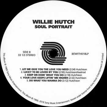 LP Willie Hutch: Soul Portrait LTD