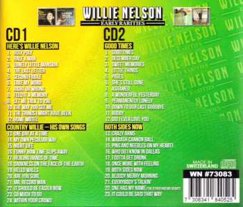 2CD Willie Nelson: Early Rarities (Here's Willie Nelson • Country Willie - His Own Songs • Good Times • Both Sides Now)