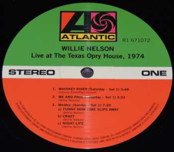 2LP Willie Nelson: Live At The Texas Opry House 1974