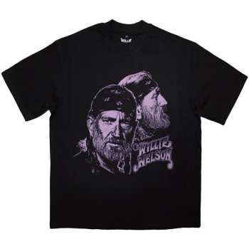 Merch Willie Nelson: Oversized Camiseta Purple Graphic