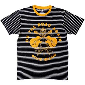  Willie Nelson: Willie Nelson Unisex Ringer T-shirt: On The Road Again Ringer (small) S