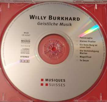 CD Willy Burkhard: Geistliche Musik