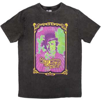 Merch Willy Wonka: Stone Wash Camiseta Psych Póster
