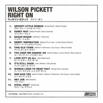 CD Wilson Pickett: Right On