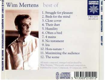 CD Wim Mertens: Best Of