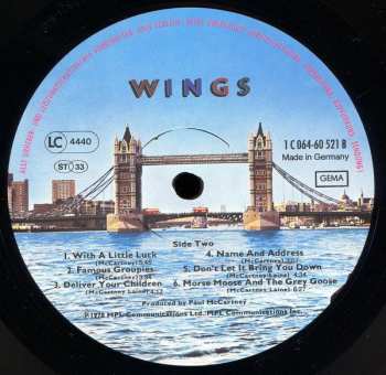 LP Wings: London Town
