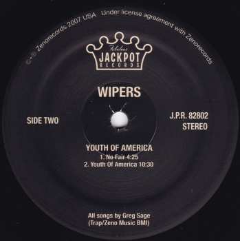 LP Wipers: Youth Of America