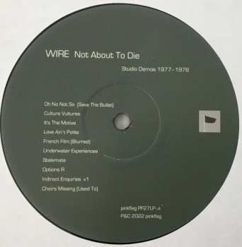LP Wire: Not About To Die (Studio Demos 1977-1978)