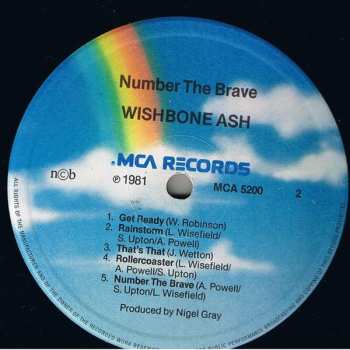 LP Wishbone Ash: Number The Brave