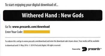 LP Withered Hand: New Gods LTD