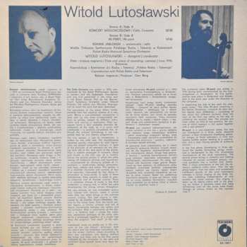 LP Witold Lutoslawski: Koncert Wiolonczelowy = Cello Concerto / Mi-parti