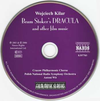 CD Wojciech Kilar: Bram Stocker's Dracula And Other Film Music