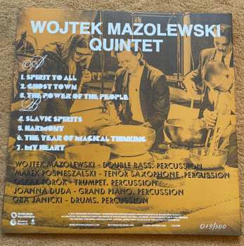 LP Wojtek Mazolewski Quintet: Spirit To All CLR | LTD | NUM