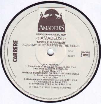 2LP Wolfgang Amadeus Mozart: Amadeus (Bande Originale Du Film) (2xLP)