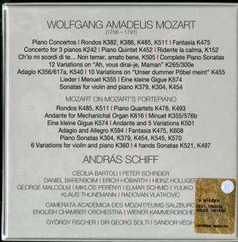 21CD/Caja Wolfgang Amadeus Mozart: András Schiff Plays Wolfgang Amadeus Mozart