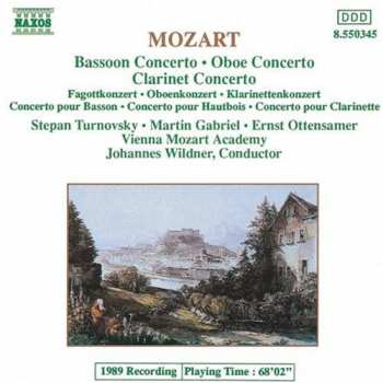CD Wolfgang Amadeus Mozart: Clarinet Concerto • Oboe Concerto • Bassoon Concerto