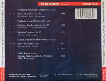 CD Wolfgang Amadeus Mozart: Bassoon Concertos