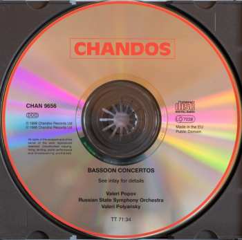 CD Wolfgang Amadeus Mozart: Bassoon Concertos