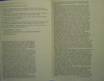 LP Wolfgang Amadeus Mozart: Bella Mia Fiamma Addio