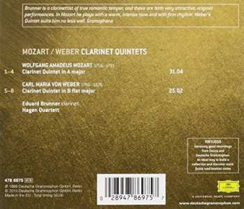 CD Wolfgang Amadeus Mozart: Clarinet Quintets