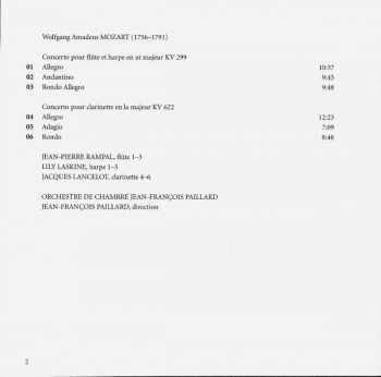 CD Wolfgang Amadeus Mozart: Concerto Pour Flûte & Harpe - Concerto Pour Clarinette