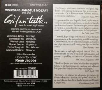 3CD/Caja Wolfgang Amadeus Mozart: Così Fan Tutte